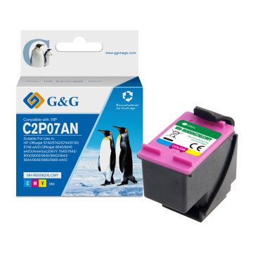C2P07AE / 62XL HP - multicouleur - cartouche compatible qualité premium