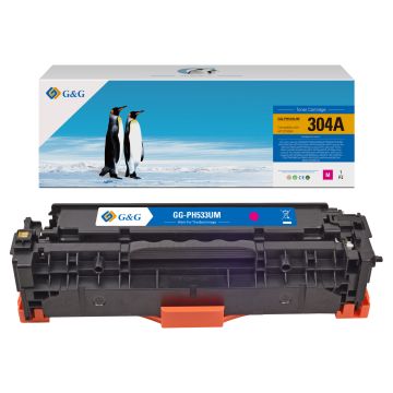 CC533A / 304A HP - magenta - toner compatible qualité premium