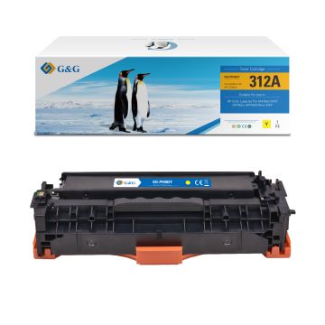 CF382A / 312A HP - jaune - toner compatible qualité premium