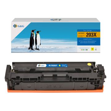 CF542X / 203X HP - jaune - toner compatible qualité premium