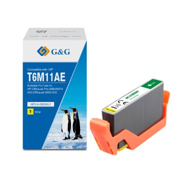 T6M11AE / 903XL HP - jaune - cartouche compatible qualité premium