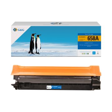 W2001A / 658A HP - cyan - toner compatible qualité premium
