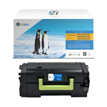 58D2U00 Lexmark - noir - toner compatible qualité premium