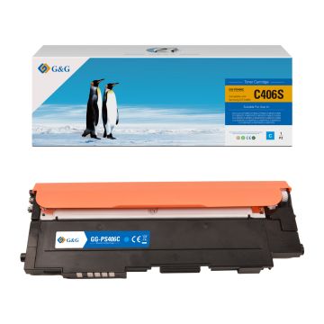 CLTC406SELS / C406 Samsung - cyan - toner compatible qualité premium