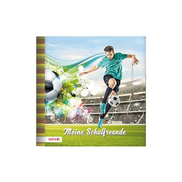 ROTH Freundebuch "Fußballstar", 165 x 165 mm, 64 Seiten
