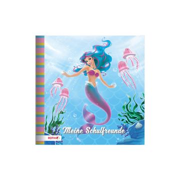 ROTH Freundebuch "Meerjungfrau", 165 x 165 mm, 64 Seiten