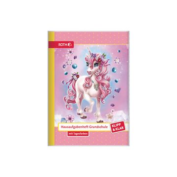 ROTH Hausaufgabenheft Klipp & Klar "Einhorn Beauty"
