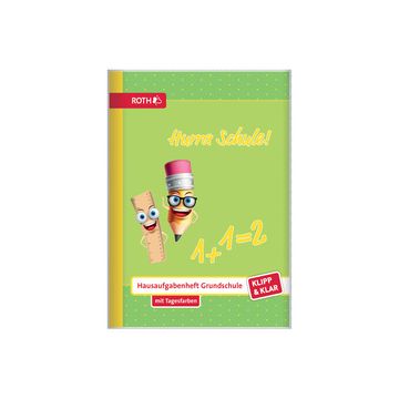 ROTH Hausaufgabenheft Klipp & Klar "Hurra Schule"