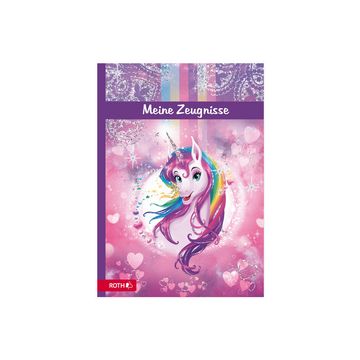 ROTH Zeugnismappe "Einhornportrait", mit Design und Effekt