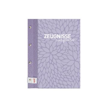 ROTH Zeugnismappe Pattern mit Buchschrauben "Lila Paradise"
