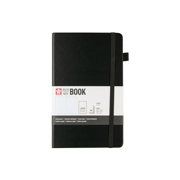 SAKURA Carnet, 130 x 210 mm, ligné, noir