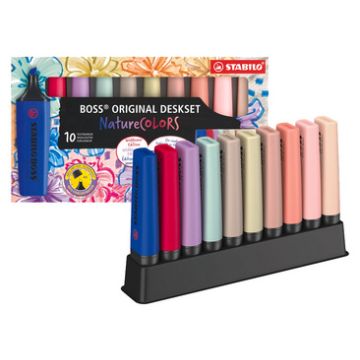 STABILO Surligneur BOSS ORIGINAL NatureCOLORS, set de 10