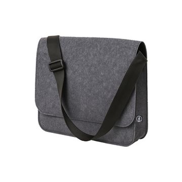 STOP Sacoche pour laptop, feutre RPET, gris foncé