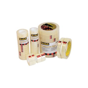 Scotch Ruban adhésif transparent 550, 19 mm x 66 m, film