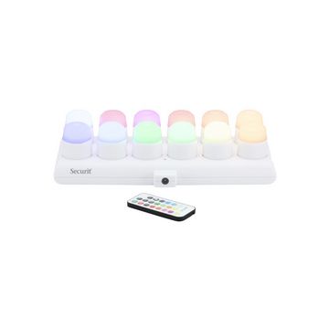 Securit Set de bougies LED rechargeables AMSTERDAM, RVB