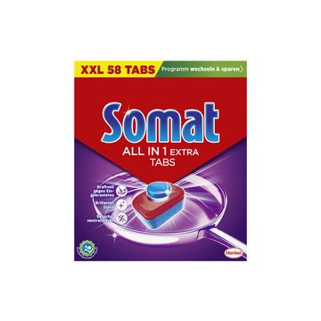 Somat Pastille lave vaisselle ALL IN 1 EXTRA, 58 pastilles