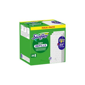 Swiffer Serpillère sèche, pack de recharge de 72