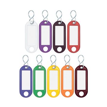 WEDO Porte-clés avec crochet en S, petit paquet, orange