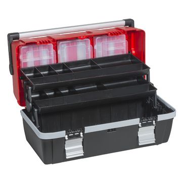 allit Boîte à outils McPlus Alu >C< 22, PP, rouge/noir