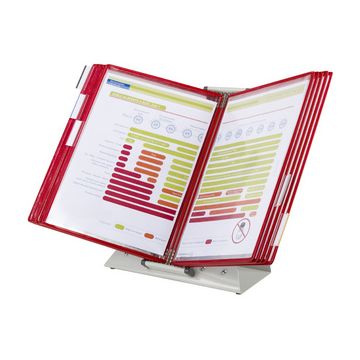 djois by tarifold Kit pupitre métal, avec 10 poches à pivots