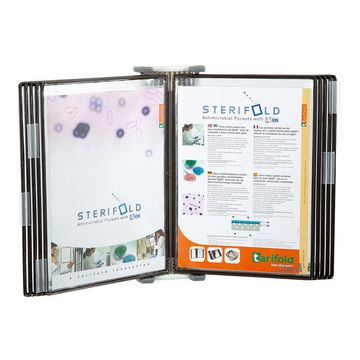 djois by tarifold Poche à pivot antimicrobienne Inox, A4 x10