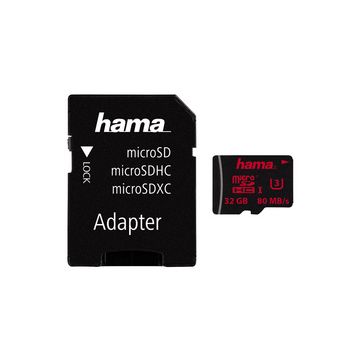 hama Carte mémoire Micro SecureDigital HC, Classe 3, 128 Go