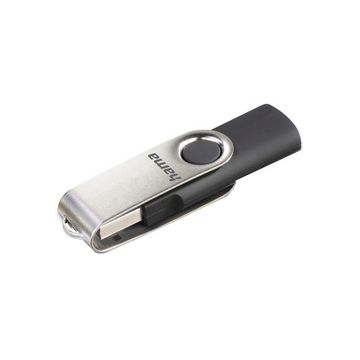 hama Clé USB 2.0 "Rotate", 128 GB, noir/argent