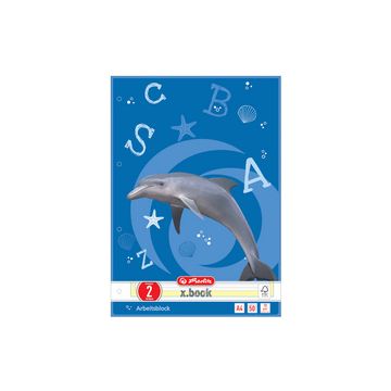 herlitz Arbeitsblock x.book, DIN A4, Lineatur 1