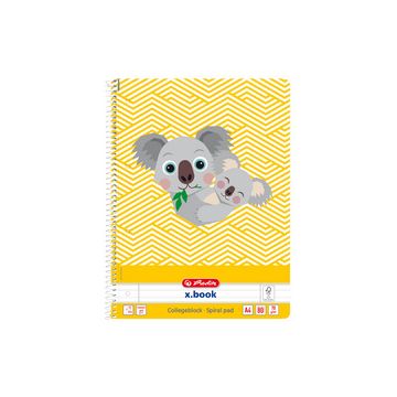 herlitz Cahier spiralé "Cute Animals Koala", A4, ligné