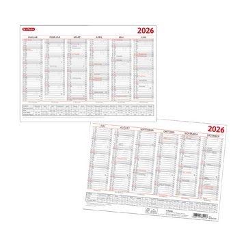 herlitz Tafelkalender 2026, DIN A4