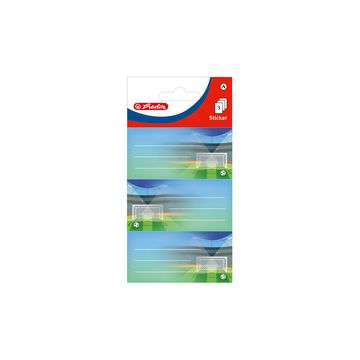 herlitz Étiquettes pour livres Football, 76 x 35 mm