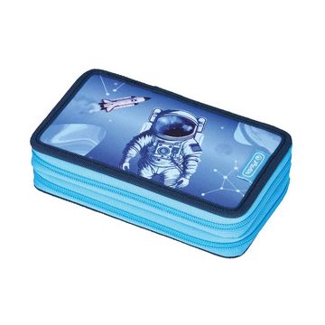 herlitz Étui scolaire double "Cosmic Explorer", 23 pièces