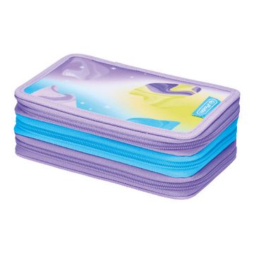 herlitz Étui scolaire triple "Little Monster", 31 pièces
