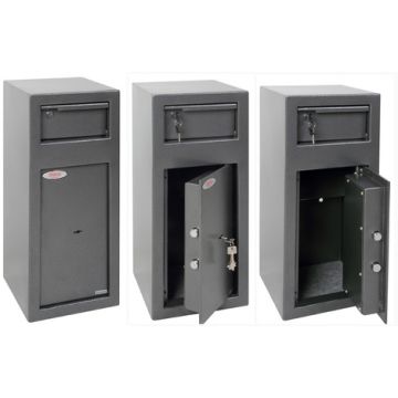 phoenix Coffre-fort de dépôt SS0992K, gris graphite