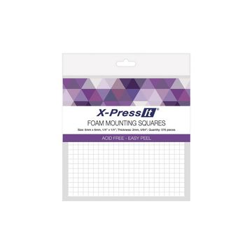 transotype Carré mousse adhésif de montage X-Press It, 6 mm