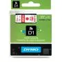 45015 / S0720550 Dymo - rouge, blanc - ruban cassette de marque thumbnail