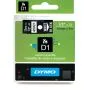 45021 / S0720610 Dymo - noir, blanc - ruban cassette de marque thumbnail