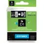 45811 / S0720910 Dymo - noir, blanc - ruban cassette de marque thumbnail