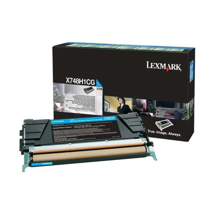 X748H1CGLexmark - cyan - toner de marque X748H1CGLexmark - cyan - toner de marque